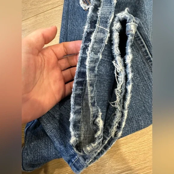 Avirex Men’s Relaxed Fit Jeans Sz 30 – Distressed Vintage Y2K Style - Picture 4 of 15